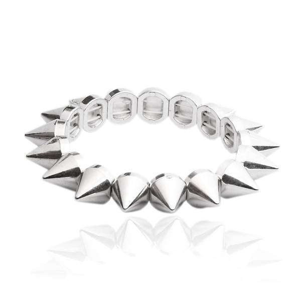 Silber Killernieten Armband - Nietenarmband Mit Killernieten