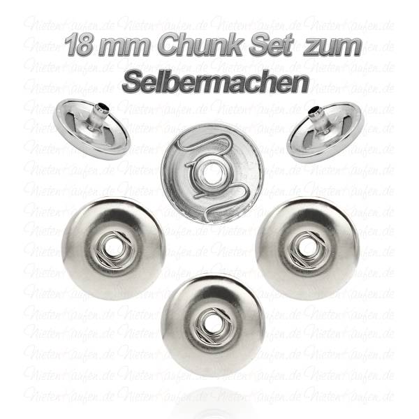 Chunk Rohling Set für 18 mm Chunk Buttons