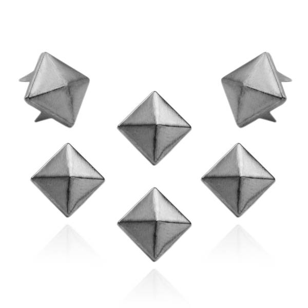 Pyramidennieten Gunmetal 9mm