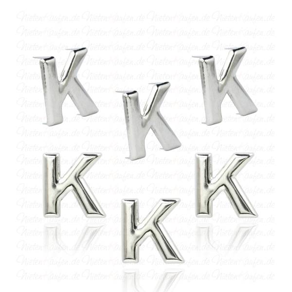 K- Metall Buchstaben Niete - Alphabet Nieten