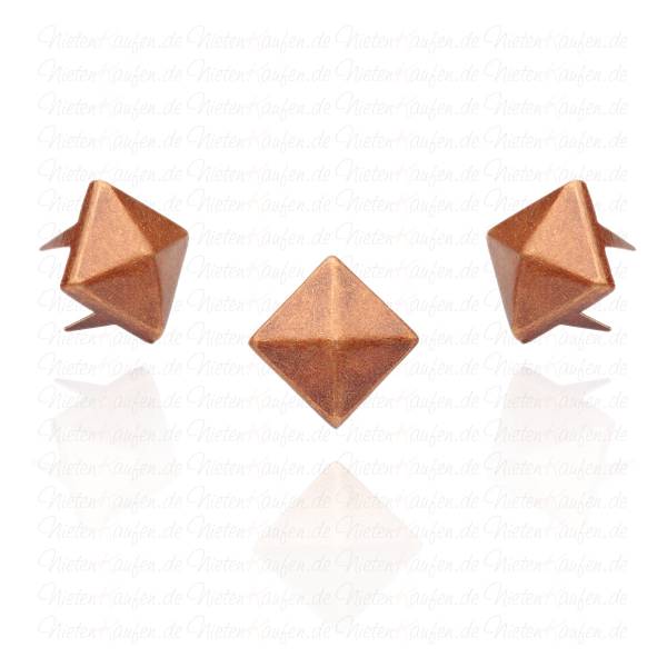 Pyramidennieten Kupfer 8 mm