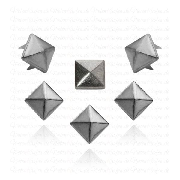 8 mm Pyramidennieten Gunmetal
