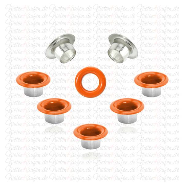Orange Eyelets