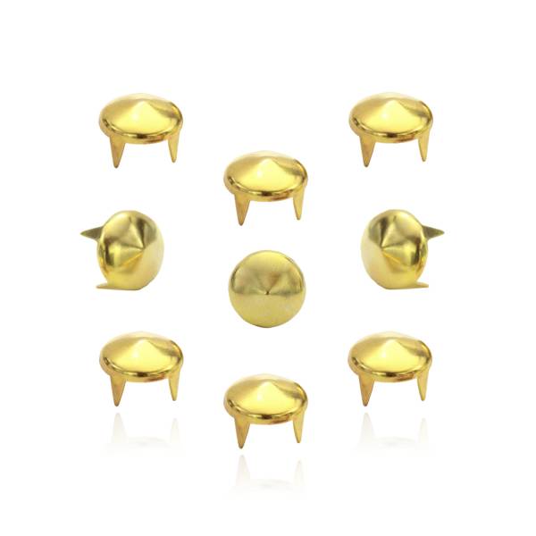 Spitznieten Gold 9 mm