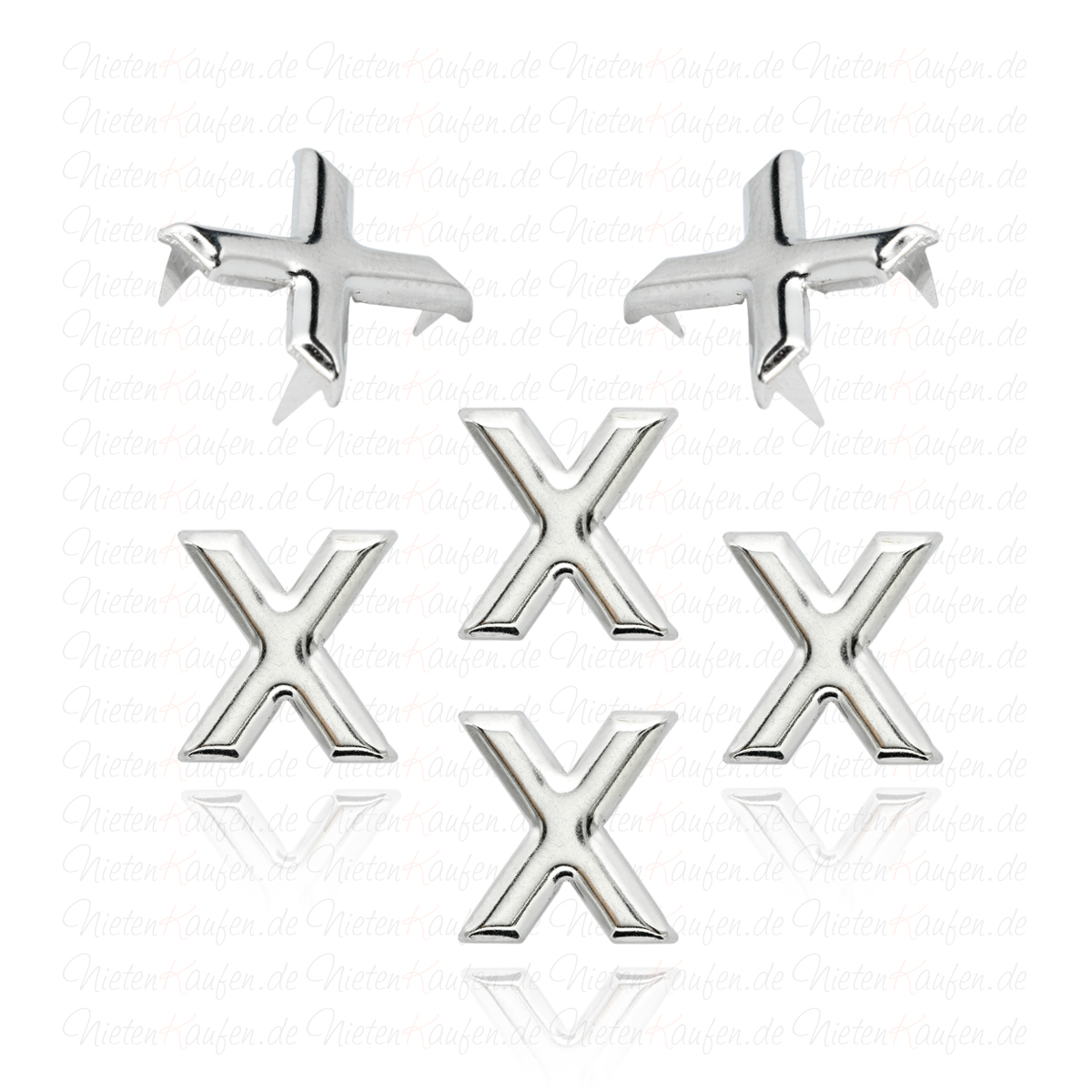 X - Metall Buchstaben Niete - Alphabet Nieten, Spezial Nieten Kaufen, Spezial  Nieten, Nieten - Ziernieten
