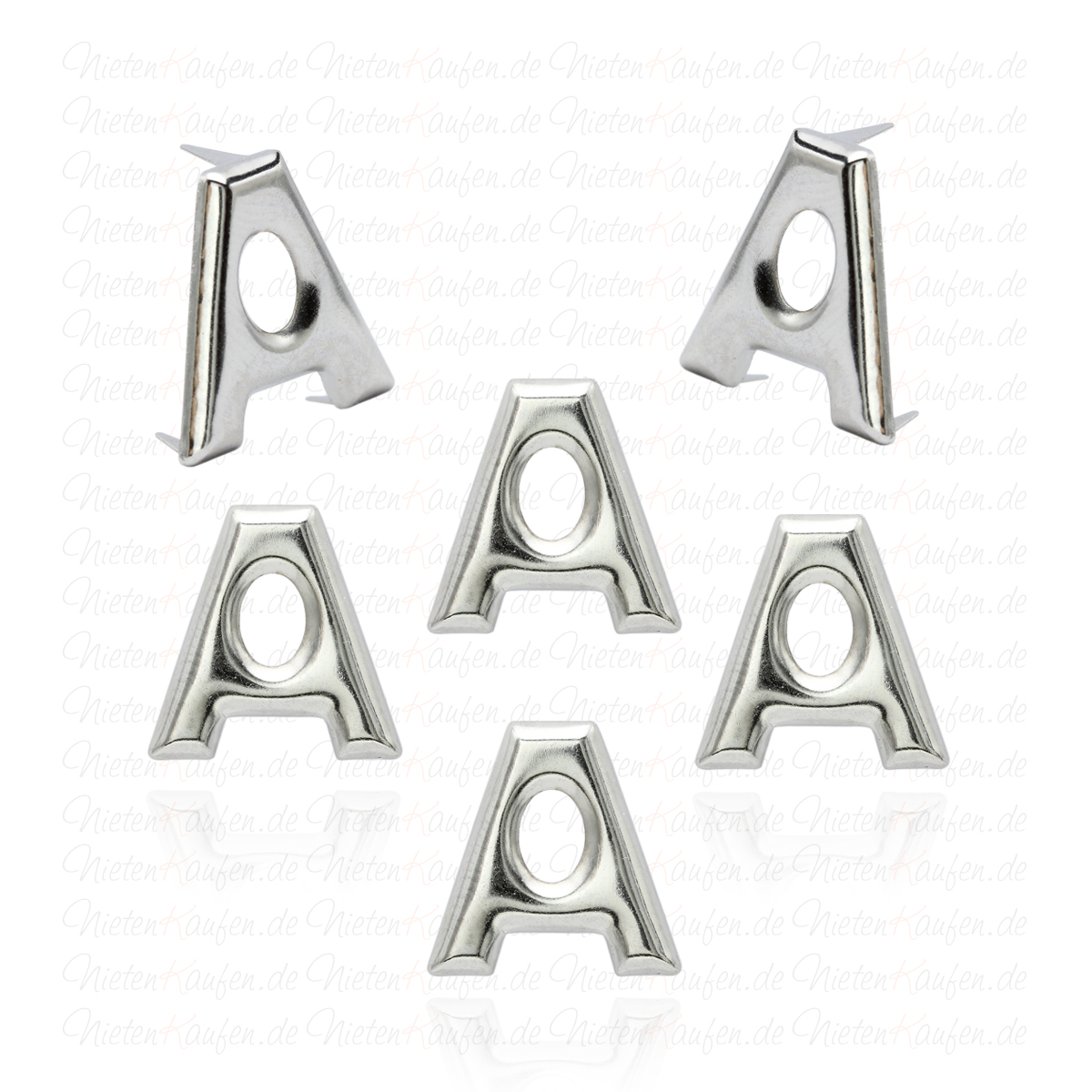 A - Metall Buchstaben Niete - Alphabet Nieten, Spezial Nieten Kaufen, Spezial Nieten, Nieten - Ziernieten
