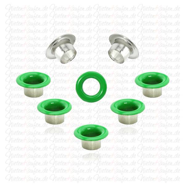 Grüne Eyelets