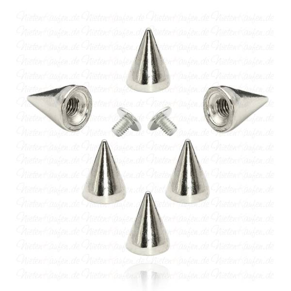 Patronen Killernieten in Silber 7x10 mm
