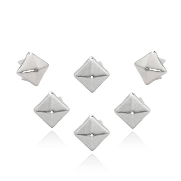 Pyramidennieten 5 mm Silber