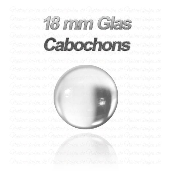 18 mm Glas Cabochon